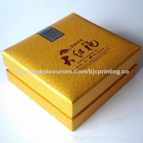 Cosmetic box printing service, perfect bound, hard cover